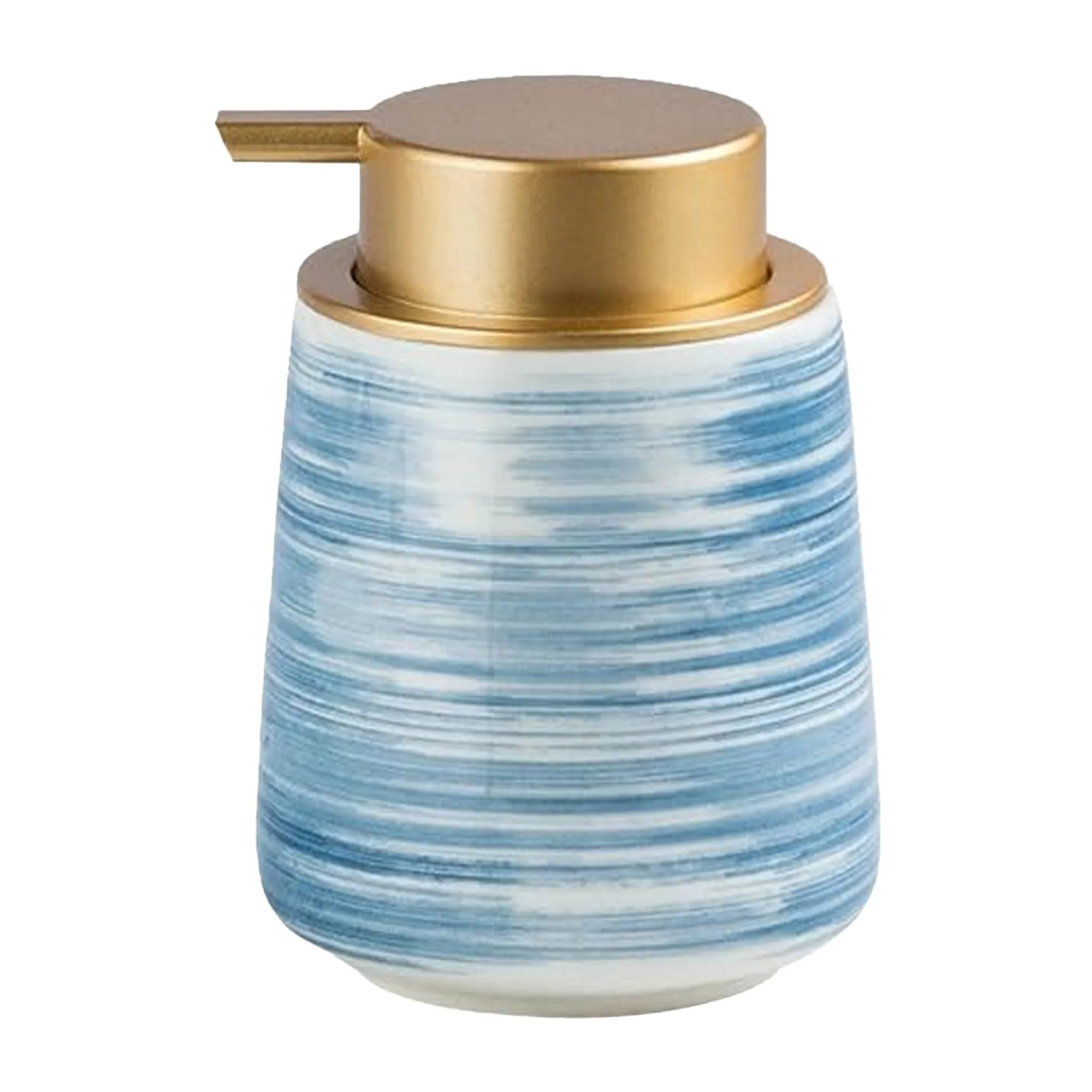 The Better Home 430ML Blue Ceramic Soap Dispenser for Bathroom | Bathroom Accessories | Handwash Dispenser | Liquid Soap Dispenser for Kitchen | Handwash Bottle | Hand Wash Dispensers Pump