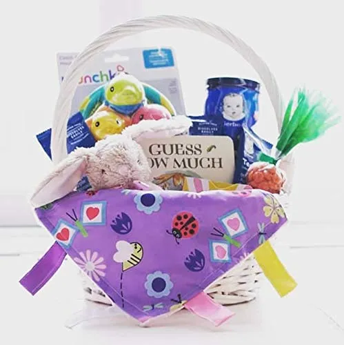 The Learning Lovey Babies 8x8 Inch Garden lovey tag toys Soft crinkle safe Learn