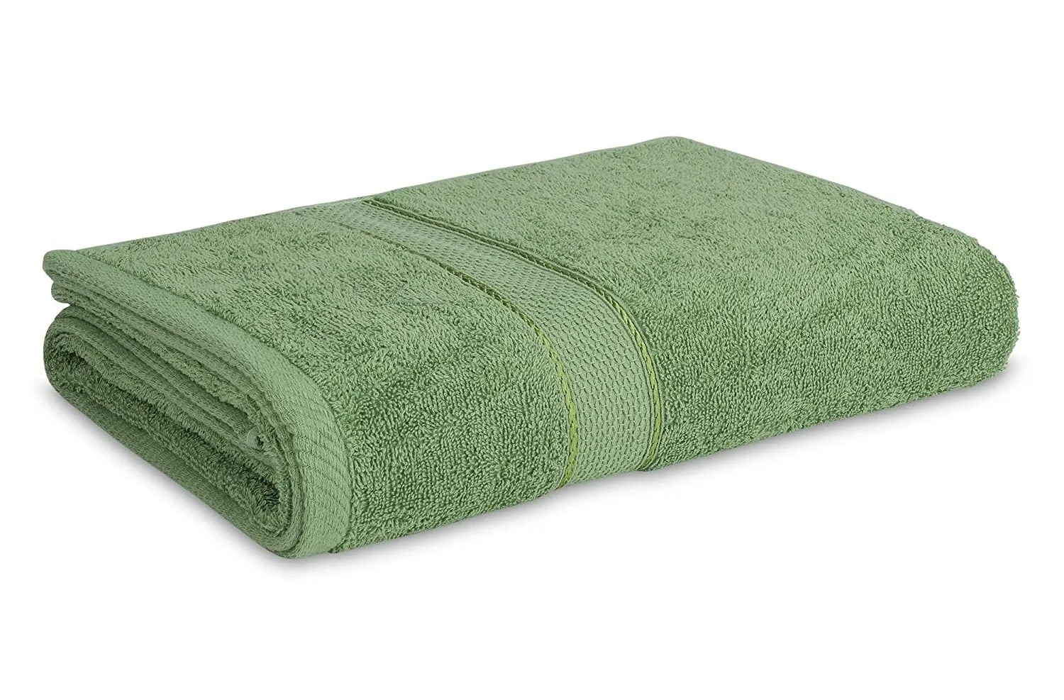 Toro Blu Large Size Bath Towel 500 GSM for Men & Women,140x70cm (LGT GREEN)