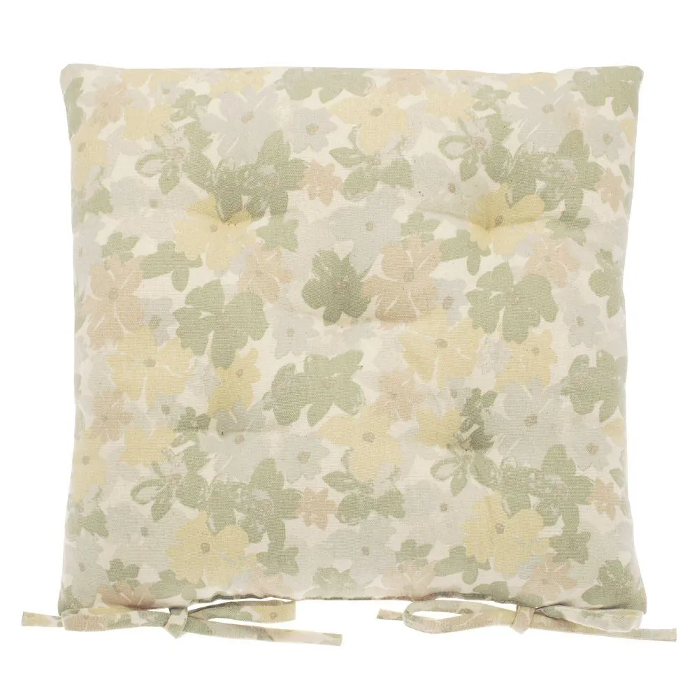 Walton & Co. 38cm Pastel Floral Seat Pad