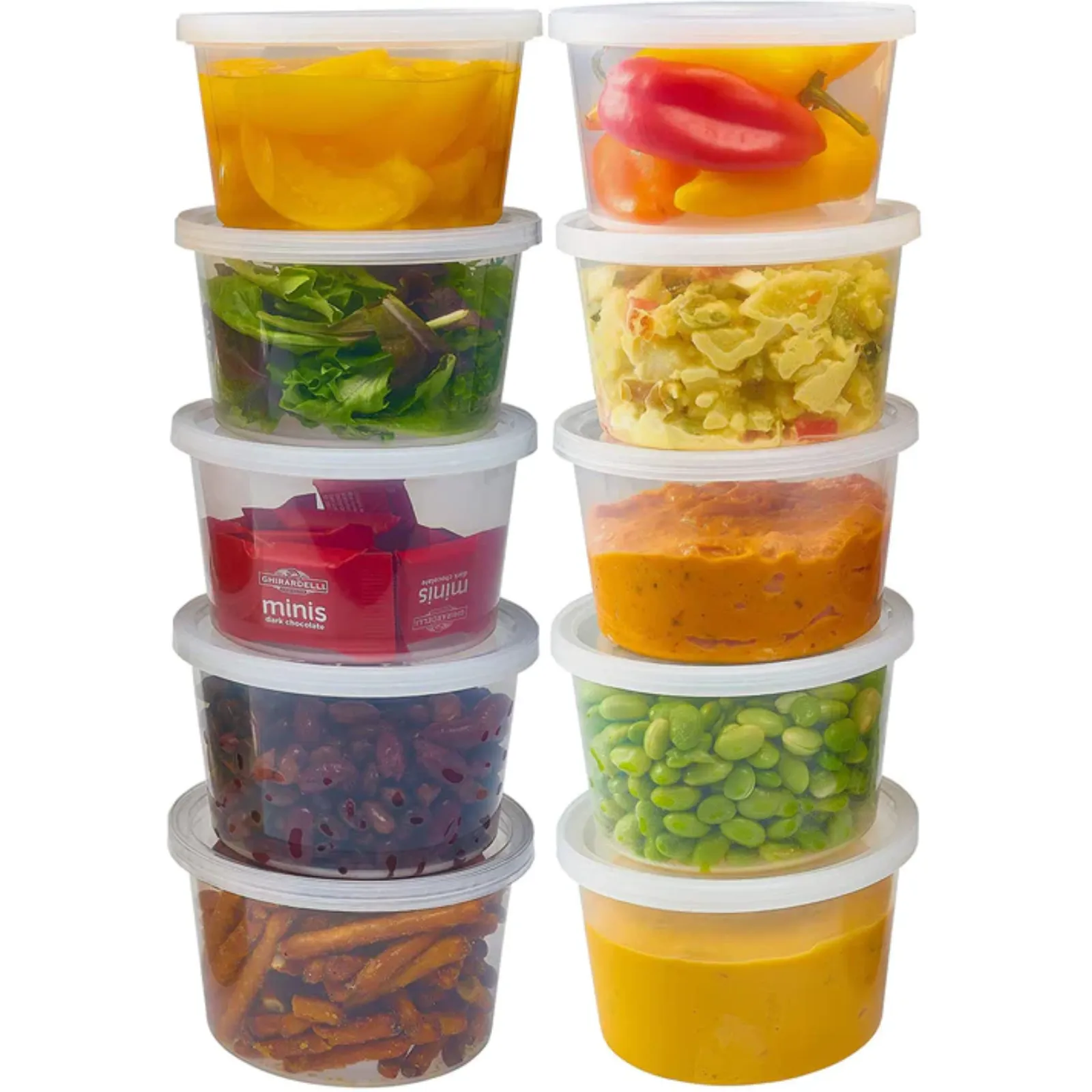 *WHOLESALE* 64oz. Heavy Duty Deli Containers with Lids | 200ct/case